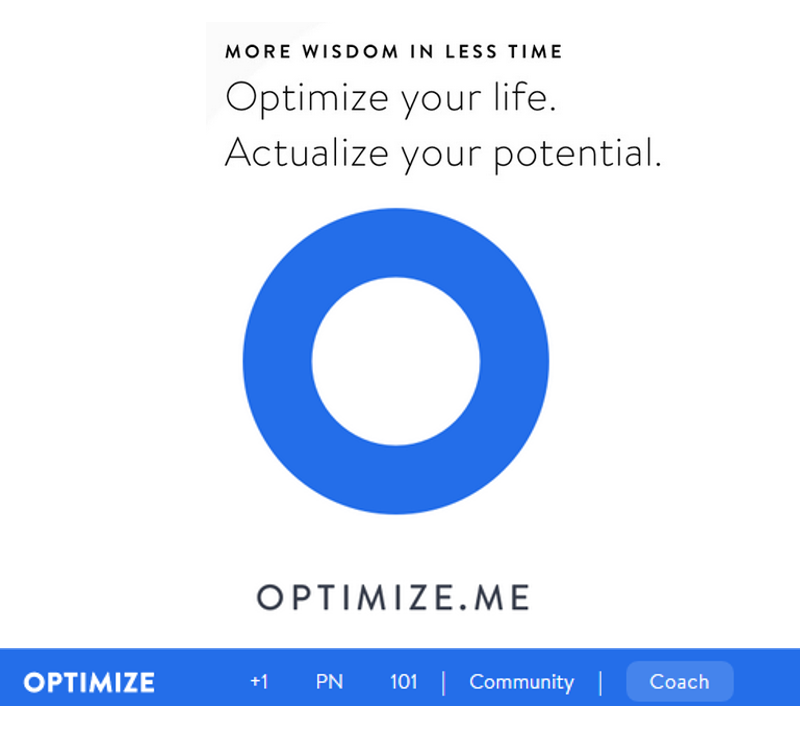 LEARN ABOUT OPTIMAL LIVING – OPTIMIZE.ME Review